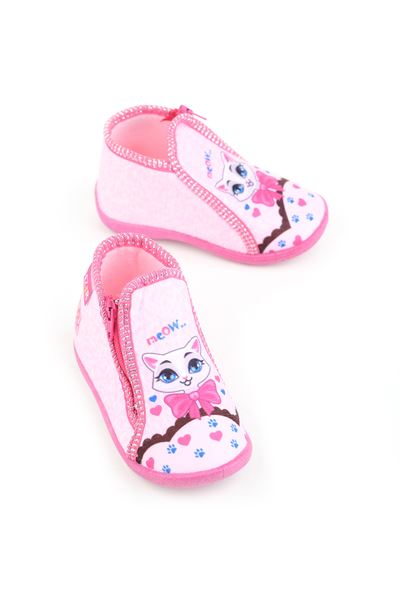 Gezer Kışlık Kız Bebe Panduf Ayakkabı