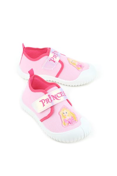 Gezer Yazlık Keten Prenses Kız Çocuk Cırtlı Ayarlanabilir Ayakkabı